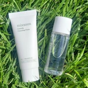 Mixsoon Skincare Set cleansing foam + cleansing oil Travel Size